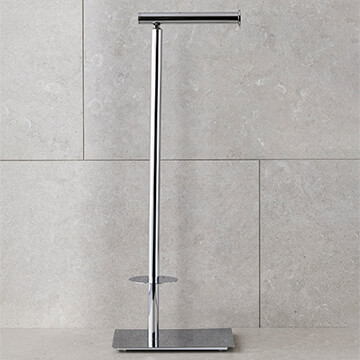 Miller Signature Free Standing Toilet Roll Holder with Spare Roll Holder