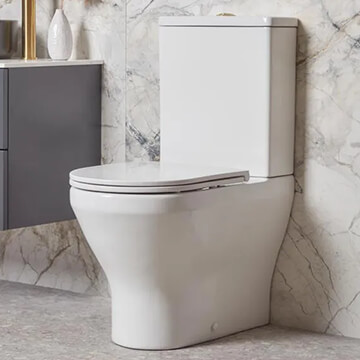 Tavistock Micra Evo Fully Enclosed Close Coupled WC Pan with Seat and Cistern