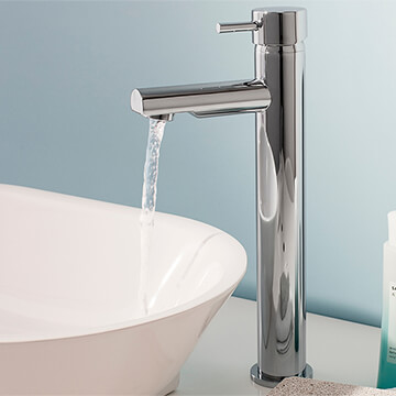 Crosswater Kai Lever Monobloc Chrome Tall Basin Mixer Tap