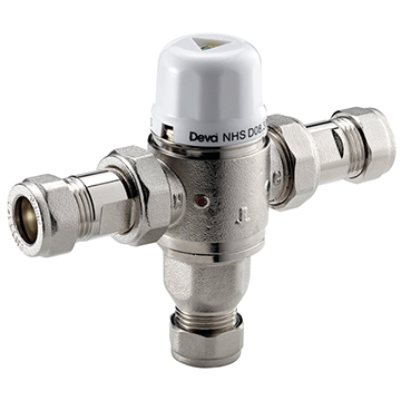 Deva 15mm Chrome Thermostatic Blending Valve