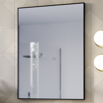 Crosswater MPRO Non-Illuminated Black Mirror