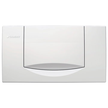 Geberit 200F Rectangular Stop-and-Go Flush Plate - 115.222.11.1