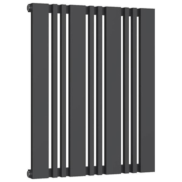 Reina Bonera Compact Horizontal Flat Panel Anthracite Radiator 550mm High - Steel
