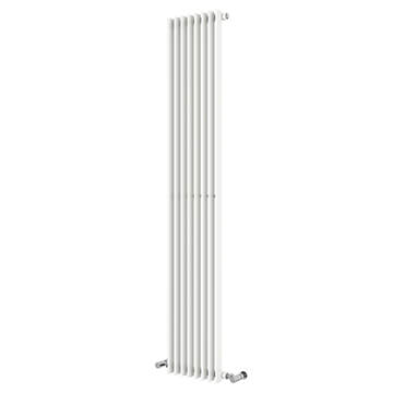 Joseph Miles Flint Vertical Bar Slim Designer Radiator 350 x 1840mm - Steel