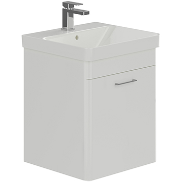 Lecico Layla Wall Hung Vanity Unit 550mm High - Single Drawer