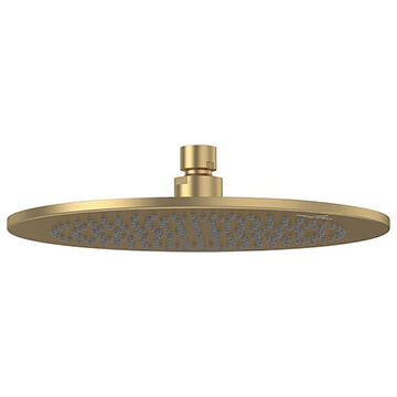 Villeroy And Boch Universal Fixed Brushed Gold Shower Head - Single Spray Mode