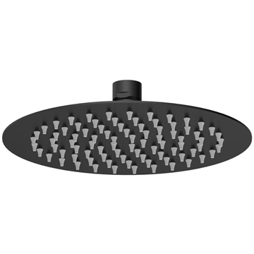 Hudson Reed Fixed Round Shower Head with Single Spray Mode - Stainless Steel