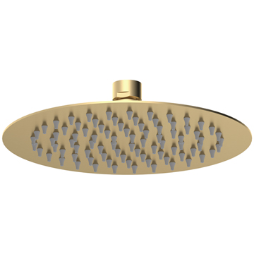 Hudson Reed Fixed Round Shower Head with Single Spray Mode - Stainless Steel