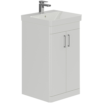 Lecico Layla Floorstanding Vanity Unit 800mm High - Two Door