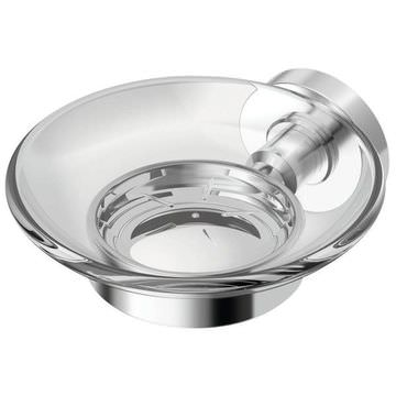Ideal Standard IOM Clear Glass Soap Dish And Holder