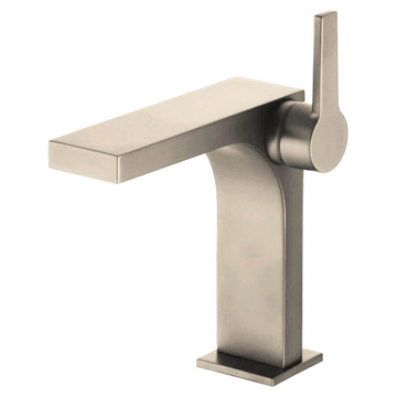 Keuco Edition-11 Contemporary Brushed Bronze Basin Mixer Tap with Side Action Lever