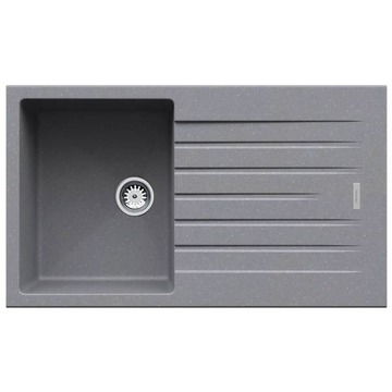 Clearwater Tivoli Granite Croma Kitchen Sink with Drainer and Waste - One Bowl