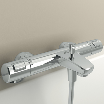 Ideal Standard Ceratherm T25 Thermostatic Bath Shower Mixer Tap - A7207AA