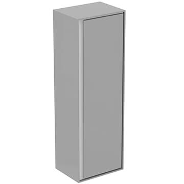 Ideal Standard Concept Air Wall Hung Gloss Grey Tall Column Unit 400mm Wide - Reversible Door