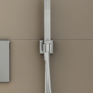 Ideal Standard Idealrain Chrome Wall Elbow with Shower Handset Bracket - BC771AA
