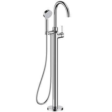 Britton Hoxton Floor Standing Mono Bath Shower Mixer Tap