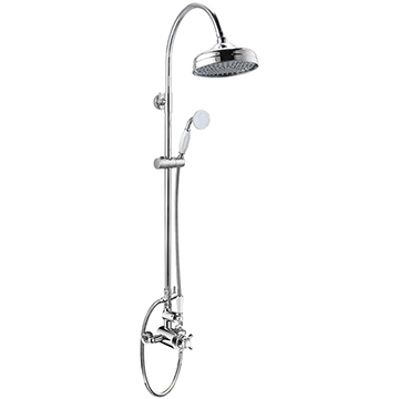 Lecico Woburn Traditional Chrome Finish Thermostatic Shower Set