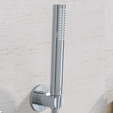 Ideal Standard Idealrain Chrome Round Stick Shower Handset - Single Spray Mode