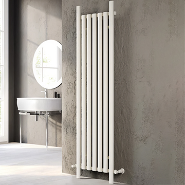 Kartell K-Rad Brunswick Vertical Tubular Column Radiator 470 x 1775mm - Aluminium