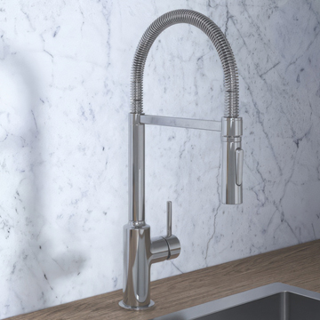 Ideal Standard Ceralook Semi-Pro Pull-Out Chrome Kitchen Mixer Tap with Swivel Hose Spout