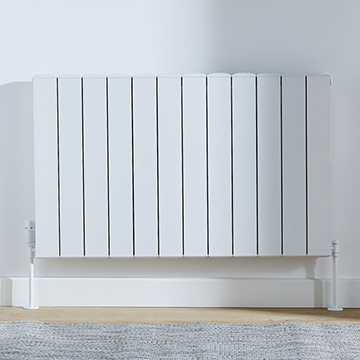Kartell K-Rad Edmonton Horizontal Flat Panel Textured White Radiator 575mm High