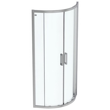 Ideal Standard Connect-2 Two Door Sliding Quadrant Shower Enclosure 1955mm High - Aluminium Frame