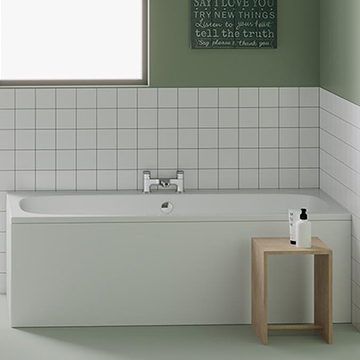 Ideal Standard I-Life White Double-Ended Idealform Bath