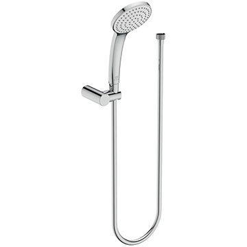 Ideal Standard Idealrain Pro M1 Chrome Round Shower Handset with Hose and Wall Bracket