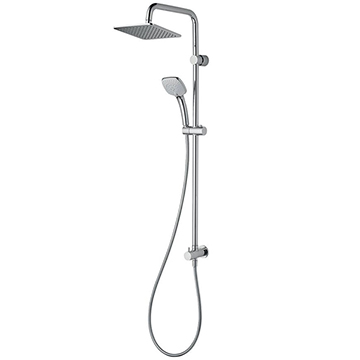Ideal Standard Idealrain Chrome Fixed Shower Riser Rail Kit with Diverter
