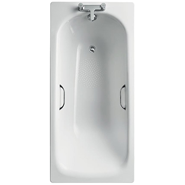 Ideal Standard Simplicity Single Ended Steel Bath - Hand Grips and Overflow- E818501