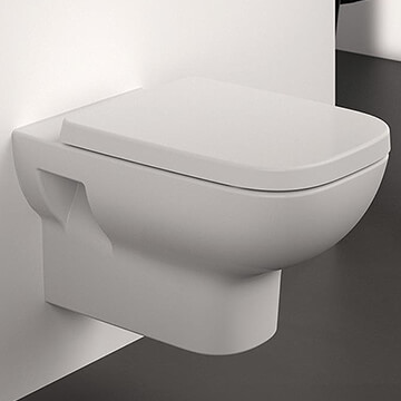 Ideal Standard I.Life-A Wall Mounted Washdown RimLS+ WC Pan with Soft Close Seat