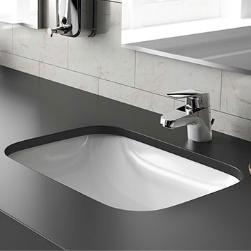 Ideal Standard Connect Cube Under-Countertop Basin with Overflow - 500 x 380mm