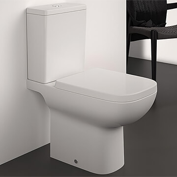 Ideal Standard I.Life-A Washdown RimLS+ Close Coupled WC Pan with Soft Close Seat and Cistern
