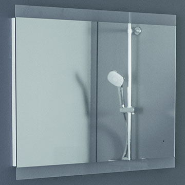 Ideal Standard Rectangular Dimmable LED Frontlit Mirror with Demister Pad - 700mm High