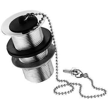Armitage Shanks Un-Slotted Basin Waste with Bead Chain and Plug