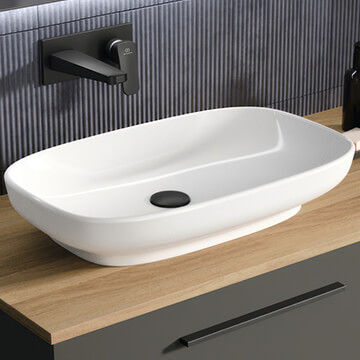 Ideal Standard I.Life-B 600mm Wide White Rectangular Vessel Washbasin
