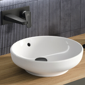 Ideal Standard I.Life-B 400mm Wide White Round Vessel Washbasin
