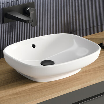 Ideal Standard I.Life-B 450mm Wide White Square Vessel Washbasin