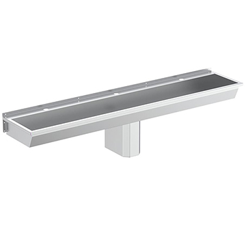 Armitage Shanks Calder Stainless Steel Washing Trough with Central Outlet