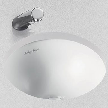 Armitage Shanks Cherwell 21 Round Under-Countertop Washbasin with Overflow