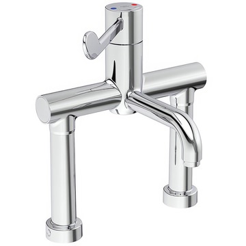 Armitage Shanks Markwik 21+ Sequential Chrome Basin Mixer Tap - Long Lever Handle
