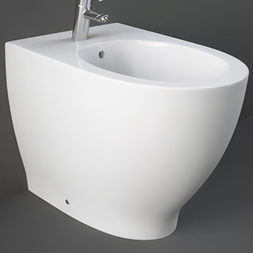 RAK Moon Back-To-Wall 1 Tap Hole Bidet - HAR14AWHA