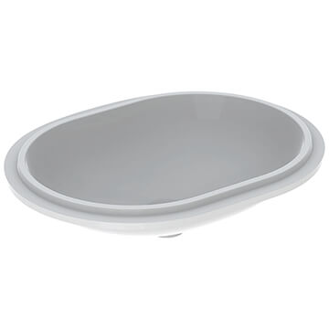 Geberit VariForm Elliptic Under-Countertop Washbasin - 500.758.01.2