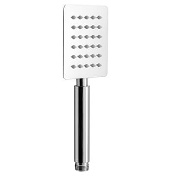 Vado Aquablade Polished Chrome Square Shower Handset with Cool Touch Handle - Single Mode
