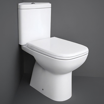 RAK Origin Full Access Close Coupled Corner Toilet With Cistern - ORG11AWHA|ORG04AWHA