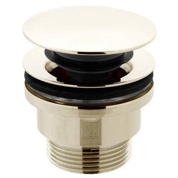 Vado Axbridge Bright Nickel Universal Click Clack Waste - Slotted or Unslotted