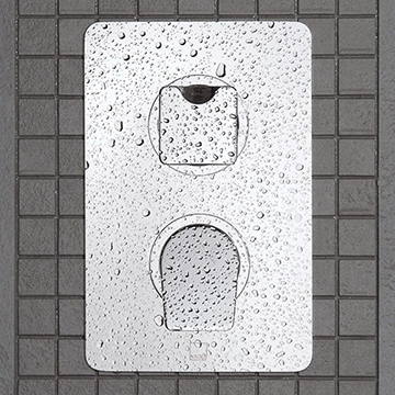 Vado DX Photon Concealed Contemporary Thermostatic Shower Valve - 2 Controls