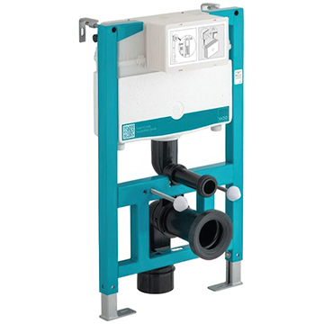 Vado Short Concealed Cistern and Frame for Wall Hung WC Pan - Frame Height 835mm