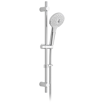 Vado Ora Round Multi-Function Polished Chrome Slide Rail Shower Kit