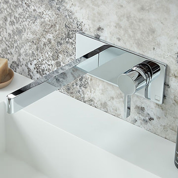 Vado Individual Edit Wall Mounted 2 Hole Basin Mixer Tap
